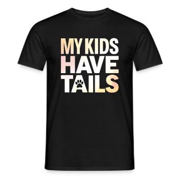 Dog Dad Gifts for Men - Männer T-Shirt - Schwarz - Vorne - AI Model Male 178 light (178cm)