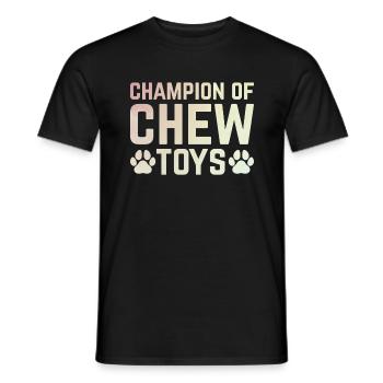 Dog Dad Gifts for Men - Männer T-Shirt - Schwarz - Vorne - AI Model Male 178 light (178cm)