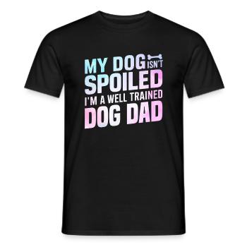 Dog Dad Gifts for Men - Männer T-Shirt - Schwarz - Vorne - AI Model Male 178 light (178cm)