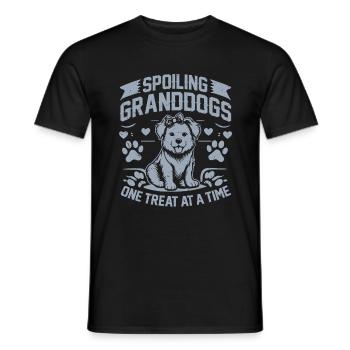 Cadeaux de grand-mère pour chien - T-shirt homme - noir - Devant - AI Model Male 178 light (178cm)