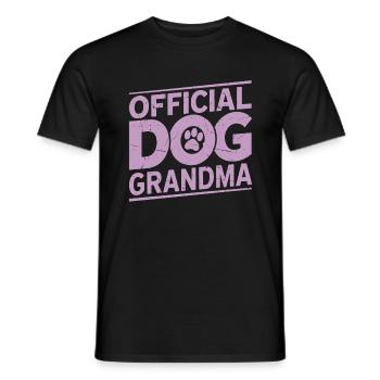 Cadeaux de grand-mère pour chien - T-shirt homme - noir - Devant - AI Model Male 178 light (178cm)