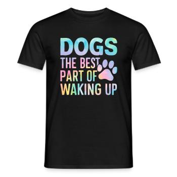 Cadeaux de grand-mère pour chien - T-shirt homme - noir - Devant - AI Model Male 178 light (178cm)