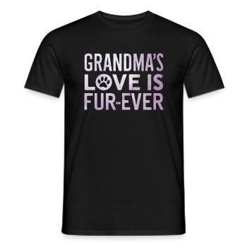Cadeaux de grand-mère pour chien - T-shirt homme - noir - Devant - AI Model Male 178 light (178cm)