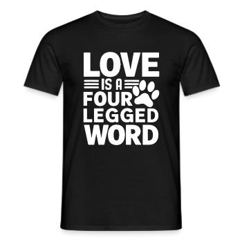 Dog Mom Gifts for Women - Männer T-Shirt - Schwarz - Vorne - AI Model Male 178 light (178cm)