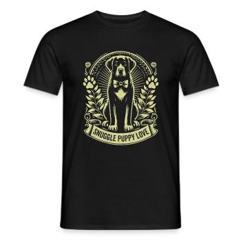 Dog Mom Gifts for Women - Männer T-Shirt - Schwarz - Vorne - AI Model Male 178 light (178cm)