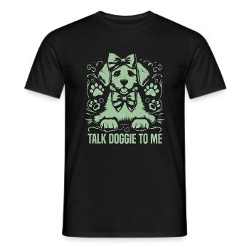 Dog Mom Gifts for Women - Männer T-Shirt - Schwarz - Vorne - AI Model Male 178 light (178cm)