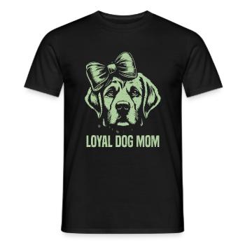 Dog Mom Gifts for Women - Männer T-Shirt - Schwarz - Vorne - AI Model Male 178 light (178cm)