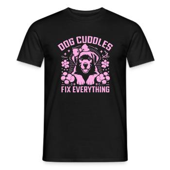 Dog Mom Gifts for Women - Männer T-Shirt - Schwarz - Vorne - AI Model Male 178 light (178cm)