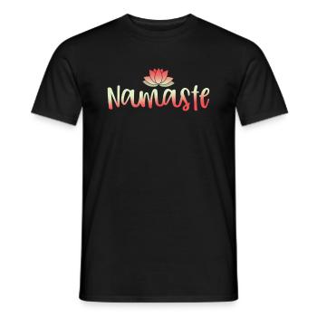 Namasté - T-shirt homme - noir - Devant - AI Model Male 178 light (178cm)
