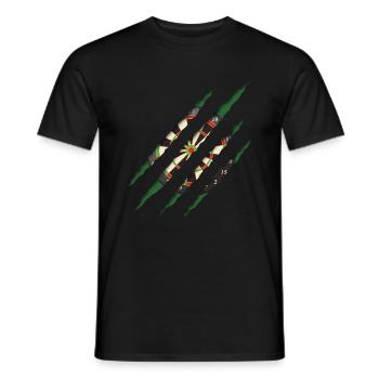 Fléchettes, fléchettes - T-shirt homme - noir - Devant - AI Model Male 178 light (178cm)