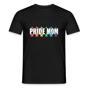 Pride Mom - Communauté du Mois de la Fierté Gaie LGBT - T-shirt homme - noir - Devant - AI Model Male 178 light (178cm)