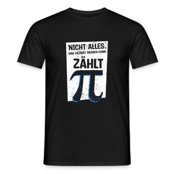 Pi Tag Mathe Mathematik Humor - Männer T-Shirt - Schwarz - Vorne - AI Model Male 178 light (178cm)