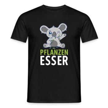 Pflanzenfresser Koalabär Eukalyptus Koala - Männer T-Shirt - Schwarz - Vorne - AI Model Male 178 light (178cm)