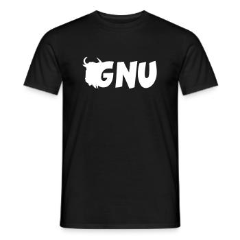 Gnous Antilope Afrique Amoureux des animaux - T-shirt homme - noir - Devant - AI Model Male 178 light (178cm)