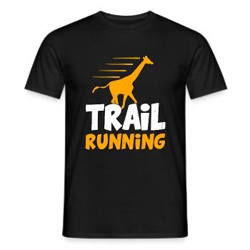 Trail Running Jogging Course Sports de plein air - T-shirt homme - noir - Devant - AI Model Male 178 light (178cm)