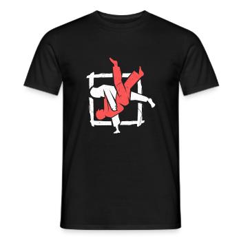 Karate Kampfsport Karateka Japan Kampfkunst - Männer T-Shirt - Schwarz - Vorne - AI Model Male 178 light (178cm)