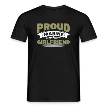 Soldat Bundeswehr Armee Freundin Berufssoldat - Männer T-Shirt - Schwarz - Vorne - AI Model Male 178 light (178cm)