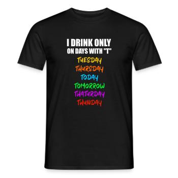 WItziger Spruch mit viel Humor und Sarkasmus - Männer T-Shirt - Schwarz - Vorne - AI Model Male 178 light (178cm)