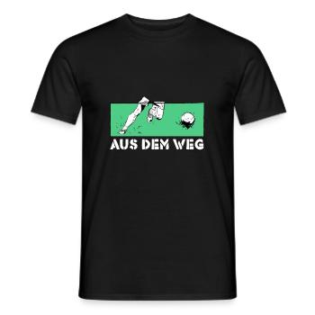 Fußball Fußballer Sport Verein Fan Club - Männer T-Shirt - Schwarz - Vorne - AI Model Male 178 light (178cm)