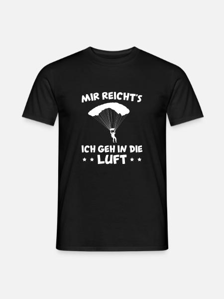Gleitschirm Fallschirmfliegen Geschenk - Männer T-Shirt - Schwarz