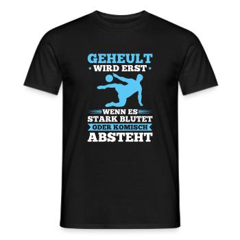 Fußball Sport Fußballer - Männer T-Shirt - Schwarz - Vorne - AI Model Male 178 light (178cm)