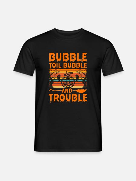 Halloween Bubble trouble - Men's T-Shirt - black