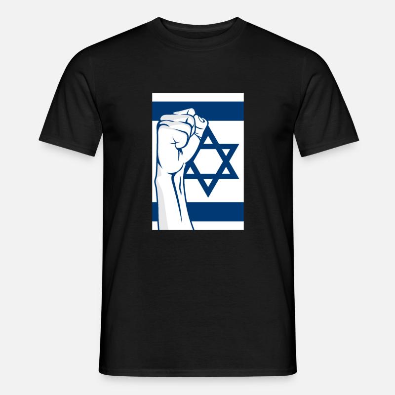 Faust Israel - Männer T-Shirt - Schwarz