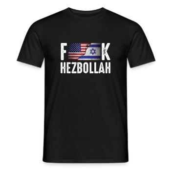 Israel - Männer T-Shirt - Schwarz - Vorne - AI Model Male 178 light (178cm)