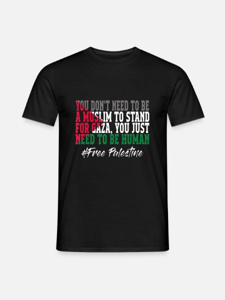 PALESTINE Palestine FLAG Peace - Men's T-Shirt - black