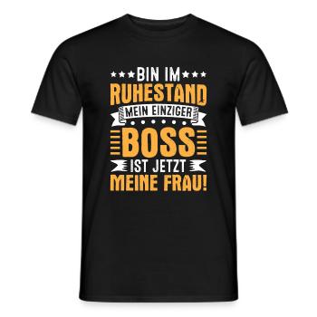 Witziges Ruhestand Abschiedsgeschenk - Männer T-Shirt - Schwarz - Vorne - AI Model Male 178 light (178cm)