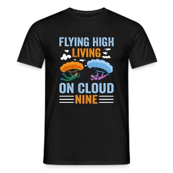 Parachutisme Parachutisme - T-shirt homme - noir - Devant - AI Model Male 178 light (178cm)