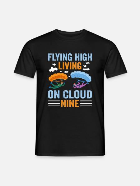 Skydiving Skydiving - Men's T-Shirt - black