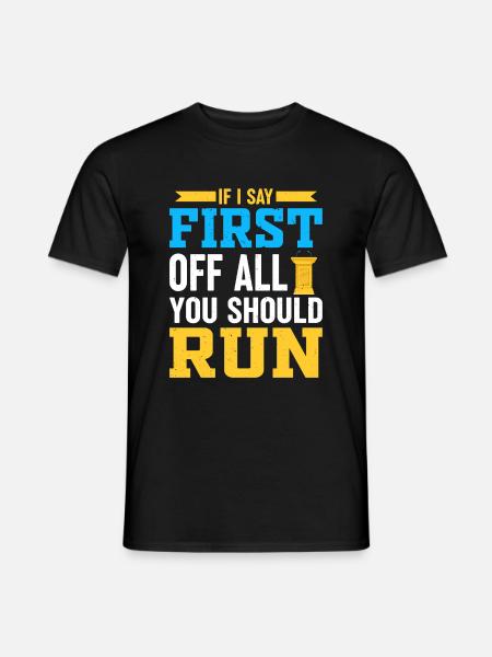Lustiges Politisches Debattieren Für - Männer T-Shirt - Schwarz