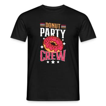 Équipe de beignets - T-shirt homme - noir - Devant - AI Model Male 178 light (178cm)
