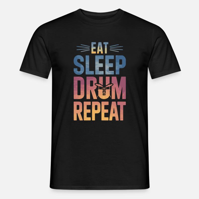 Drums Drummers Drummers - Men's T-Shirt - black