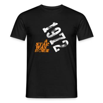 1972 - T-shirt homme - noir - Devant - AI Model Male 178 light (178cm)