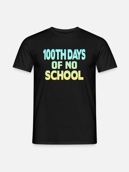 100e jours sans école - T-shirt homme - noir