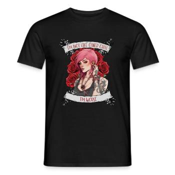 I'm not like other women, I'm worse - Men's T-Shirt - black - Front - AI Model Male 178 light (178cm)