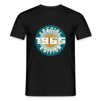 Special Edition 1965 Birthday Gift Vintage - Men's T-Shirt - black - Front - AI Model Male 178 light (178cm)