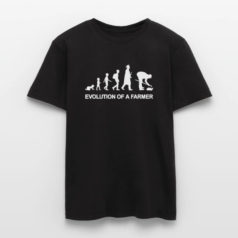 Evolution eines Landwirts Männer T-Shirt