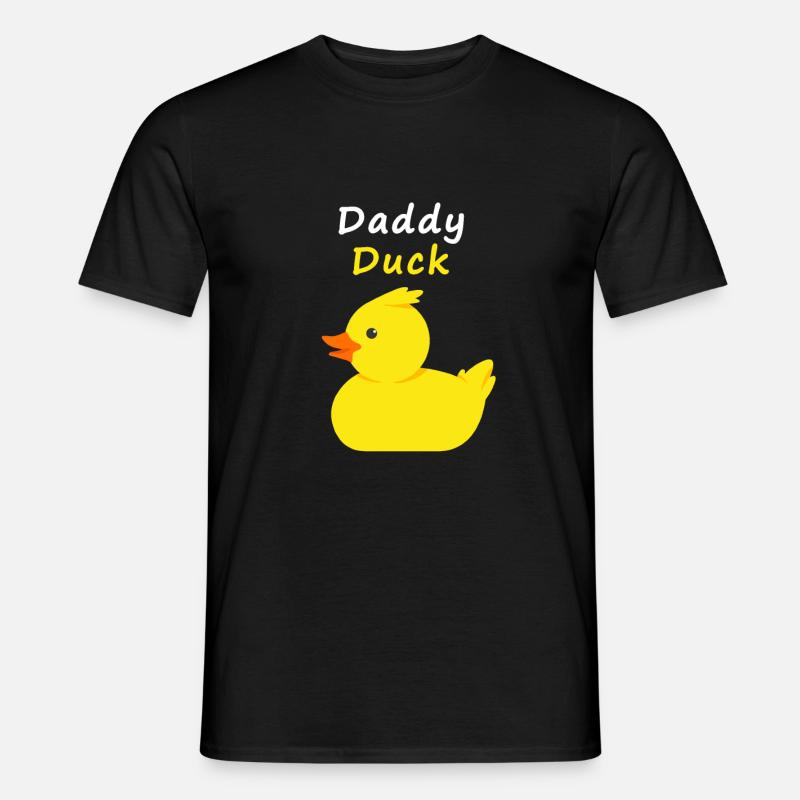 Daddy duck - Men's T-Shirt - black