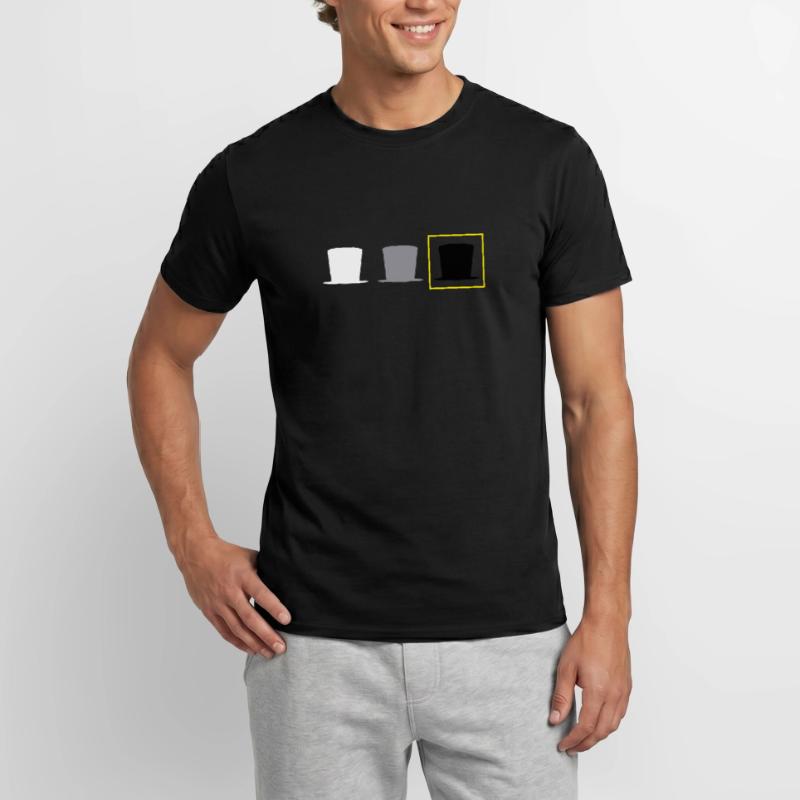 Hacker Cyber Security Pentester Black Hat Hacker T-shirt homme