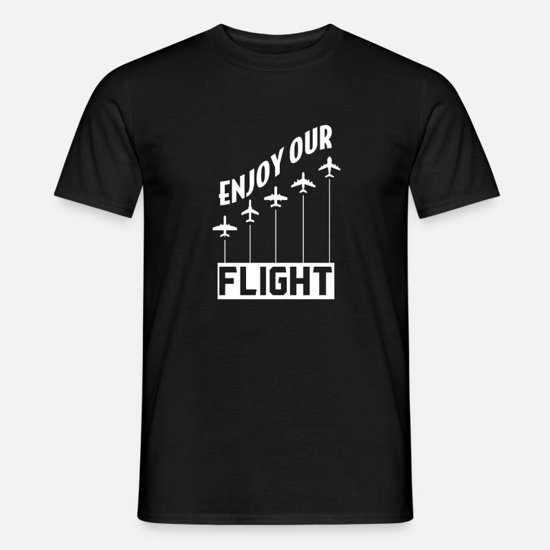 Airline Pilot Flugzeug - Männer T-Shirt - Schwarz