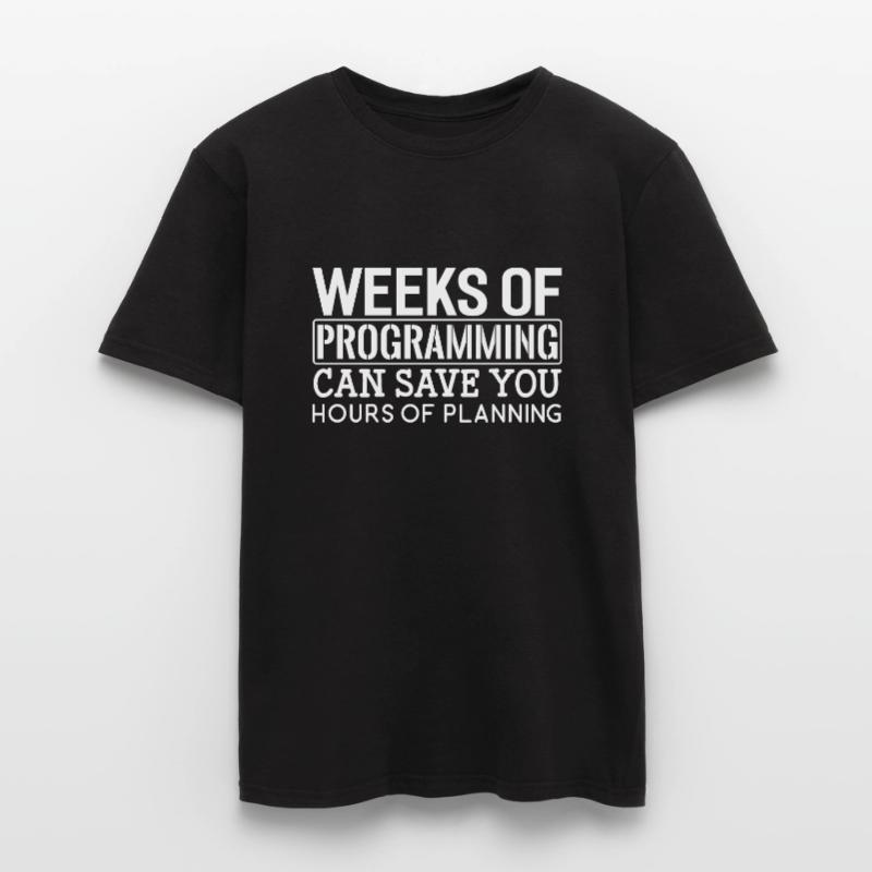 Programmer Weeks Of Programming Men's T-Shirt