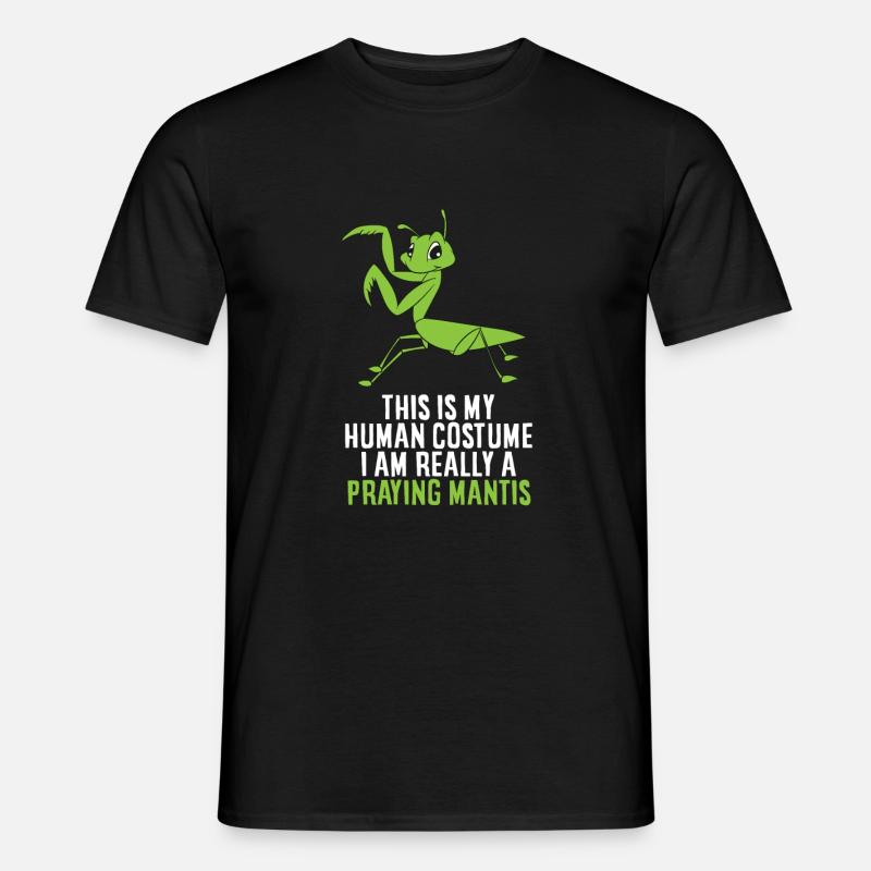Kostium modliszki - T-shirt męski - czarny