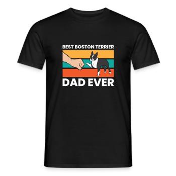 Niedlicher Boston Terrier Bester Boston Terrier - Männer T-Shirt - Schwarz - Vorne - AI Model Male 178 light (178cm)