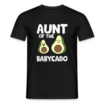 Avocado Baby Pregnancy Aunt Of The Babycado - Men's T-Shirt - black - Front - AI Model Male 178 light (178cm)
