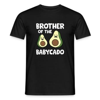 Avocado Baby Pregnancy Brother Of The Babycado - Men's T-Shirt - black - Front - AI Model Male 178 light (178cm)