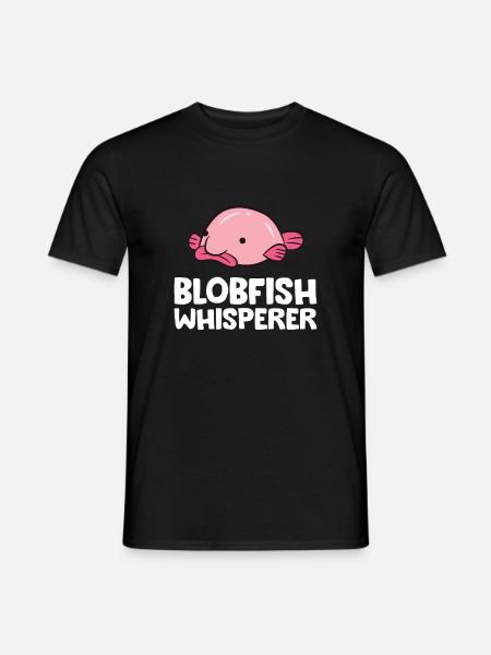 Blobfish Whisperer Funny Blobfish - Men's T-Shirt - black