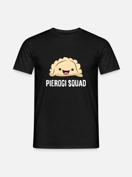 Pierogi Squad Polen Pierogi - Männer T-Shirt - Schwarz